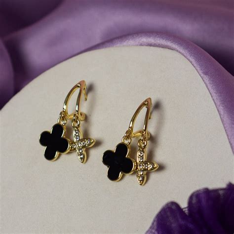 Aureate Clover Whispers Earrings | Salty – Salty Accessories