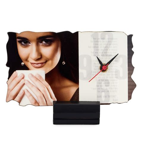 Buy R. S. Impressions Unique Personalised Wooden Clock with Beautiful ...