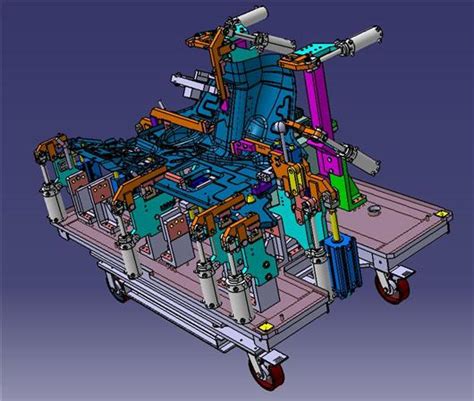 钣金柔性焊接工装夹具3D模型下载_三维模型_CATIA模型 - 制造云 | 产品模型