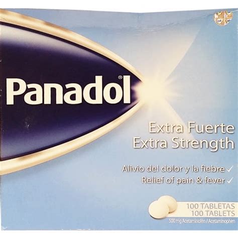 Buy Panadol Extra Strenght Pain Reliever 100 Tabs - Calmante del Dolor ...