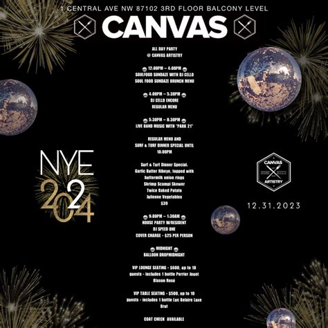 New Years Party - Canvas Artistry