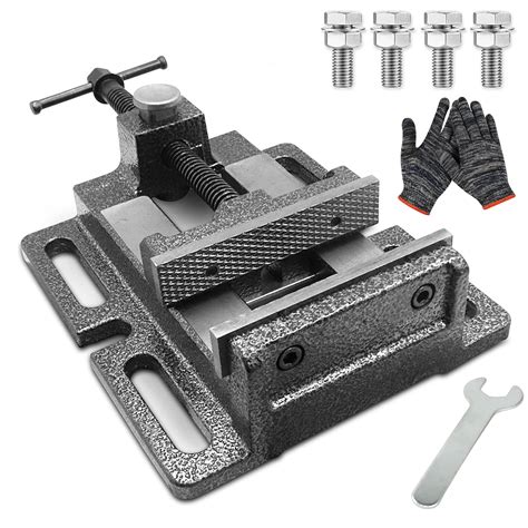 Snapklik.com : Drill Press Vise, 4.0" Black, Quick Release Workbench ...