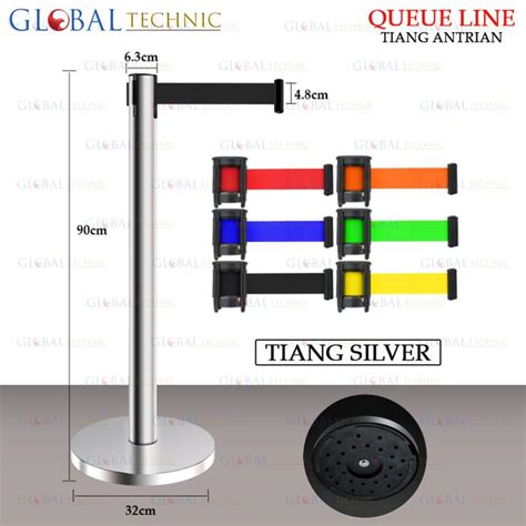Promo Standing Barrier Queue Line / Tiang Pembatas Antrian Stainless ...