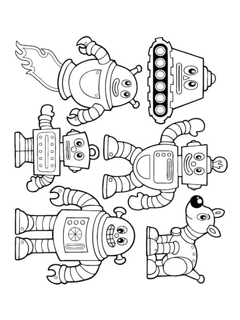 Robot Coloring Sheets 的图像结果