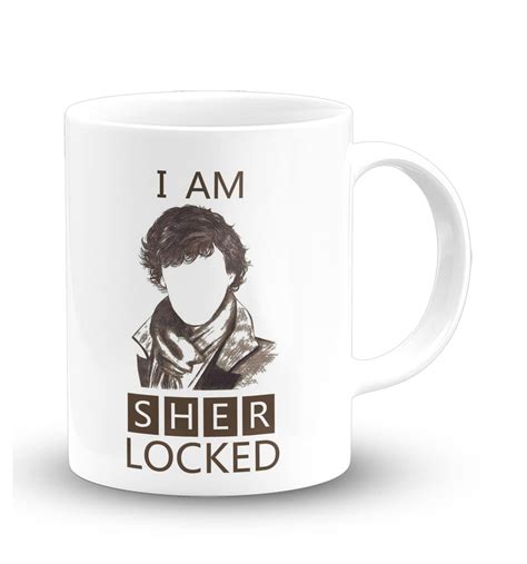 Buy The Desi Monk Sherlock Holmes Printed Inside Black Mug with Print ...
