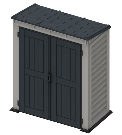 5x3 YardMate Pent Plus Vinyl Storage Shed with Molded Floor - Walmart.com