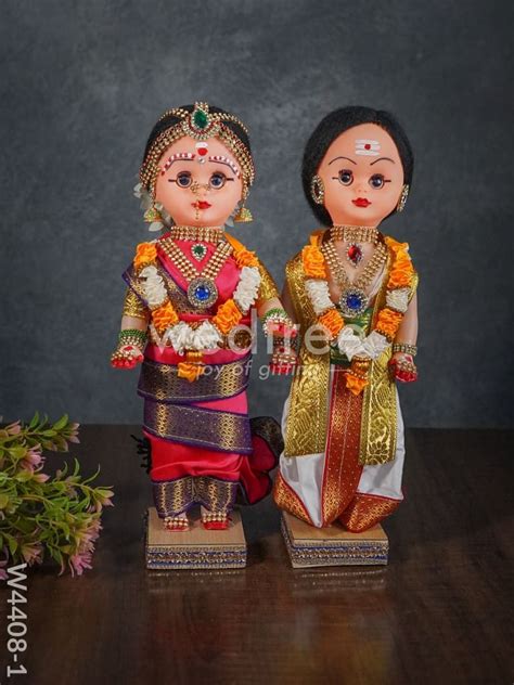 Iyer Style Nalangu doll - 12 inch - W4408-1 – BLiS