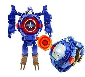 Buy Robot Toy Convert to Digital Wrist Watch for Kids Deformation ...