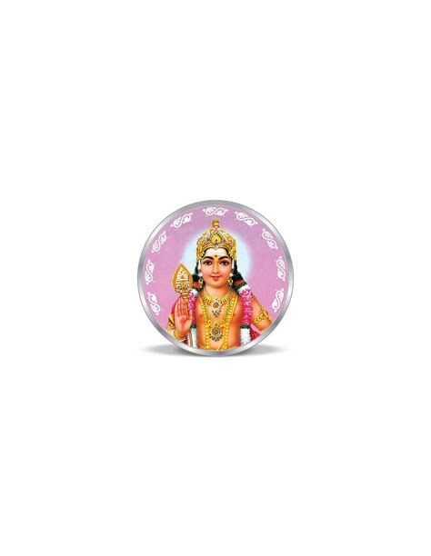 Precious Moments Color Kartikeya BIS Hallmarked Silver Coin Of 20 Gram ...