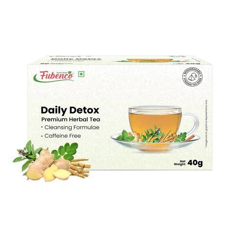 Detox Tea Bags | Detox Herbal Tea | Best Herbal Tea India – Fubenco ...