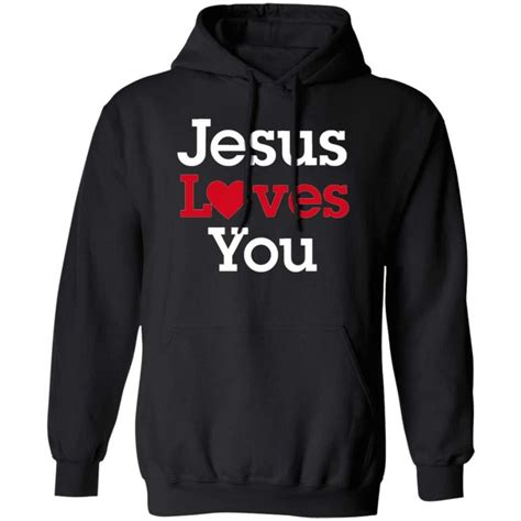 Jesus Loves You Hoodie - White (10 Variants) | American Patriots Apparel 🇺🇸