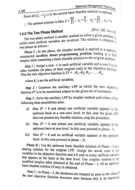 Two-Phase Method Problems 的图像结果