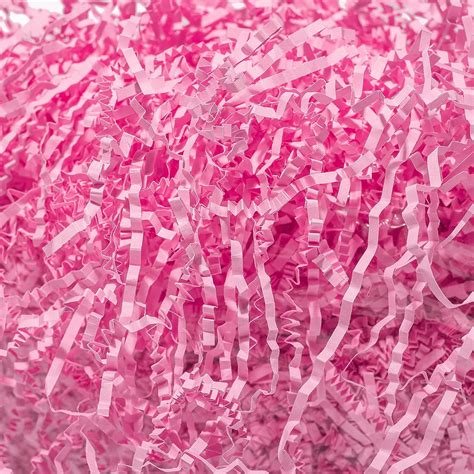 Amazon.com: Mcfleet Crinkle Cut Paper Shred Filler 2 LB Pink Crinkle ...