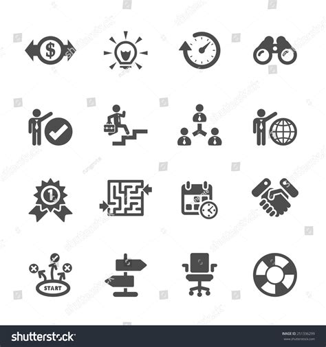 Vector Business Icon Set 的图像结果