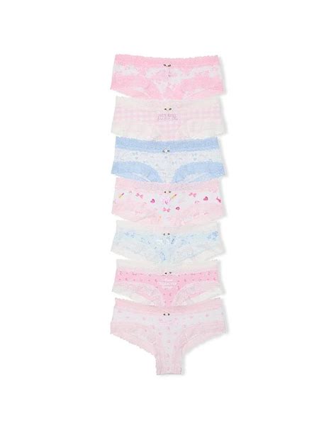 Buy PINK x LoveShackFancy Days of the Week 7-Pack Cheeky Panties Online ...