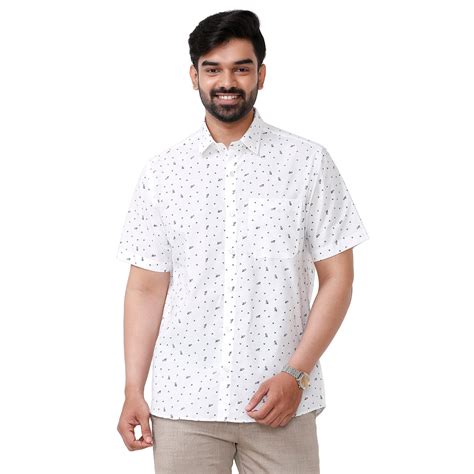 Buy Cotton Printed Shirts for Men at Affordable prices | Uathayam