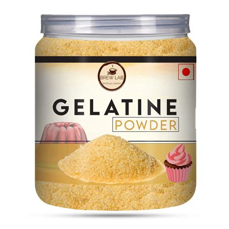 Brew Lab Gelatin Powder Making For Desserts & Jelly - 250gm : Amazon.in ...