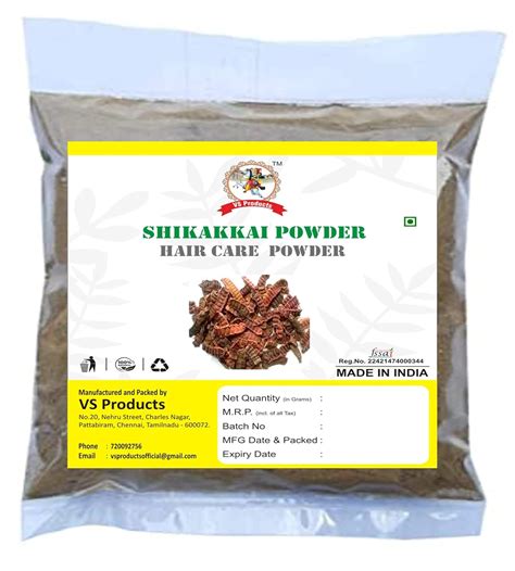 VS Products Herbal Shikakai Powder 50g(Amla, Reetha, Shikakai ...