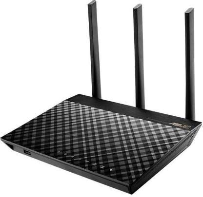 ASUS RT-AC68U Gaming Router 2.4 GHz, 5 GHz 1900 Mbps Wifi Speed Dual ...