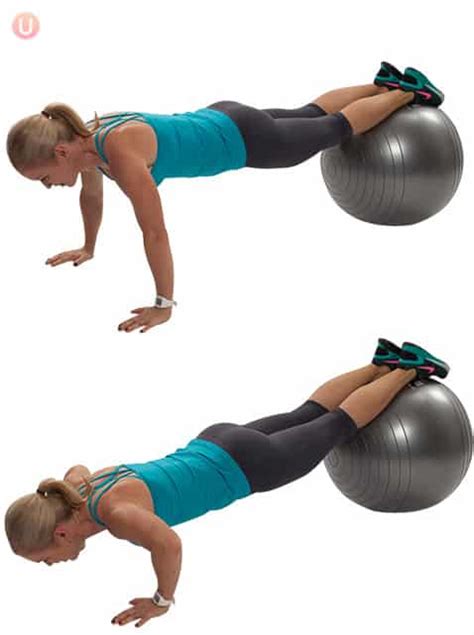 Image result for Push UPS Using Exercise Ball
