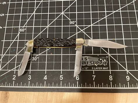 Winchester pocket knife W15 3964 Stockman 1987 Brown jigged bone | eBay