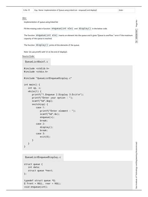 Image result for Queue Using Linked List in Data Structures through C Program