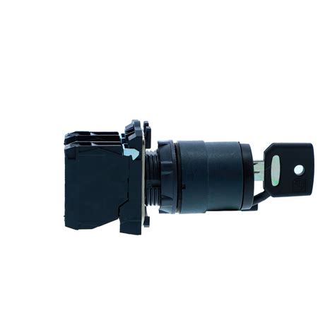 XB5AG73N - Key selector switch, Harmony XB5N XB7N, plastic, black, 22mm ...