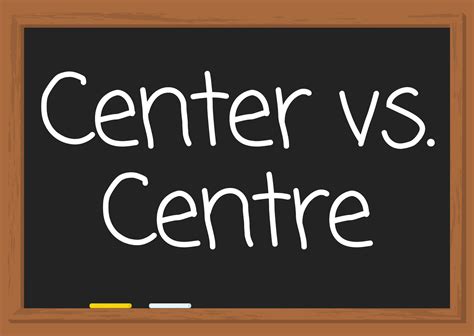 Center vs. Centre - Capitalize My Title