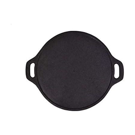 Buy Meyer Induction Base Cast Iron Tawa, 28 cm, Black, 1 Piece Online ...
