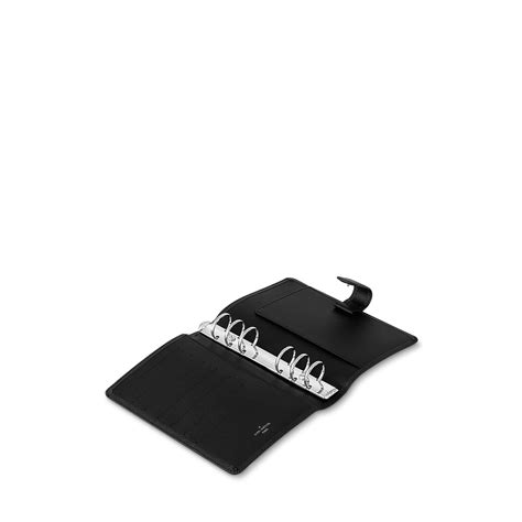 Medium Ring Agenda cover Taiga - Books and Stationery | LOUIS VUITTON