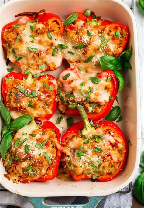 Quick and Easy Microwave Stuffed Peppers - Cummins LiveWell Center