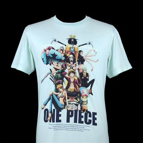 Uniqlo One Piece Full Character Overprint Big Logo Tee Shirt M | Grailed