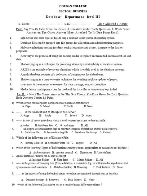 Database Administration Level 3 的图像结果