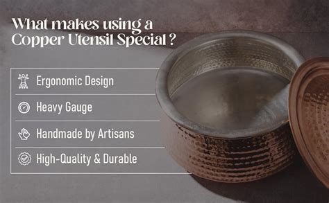 Buy Healthsmith - 100% Pure Handcrafted Copper Lagan Handi/Patila With ...