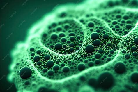 Premium Photo | Bacteria or germs microorganism cells under microscope