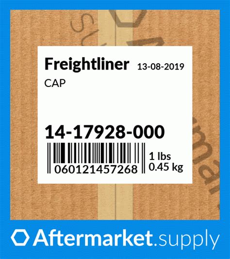 14-17928-000 - CAP (14-17928-000) fits Freightliner | Price: $34.99 to ...