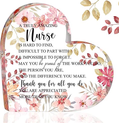 Amazon.com: Kathfly Nurse Appreciation Gift for Women, Floral ...