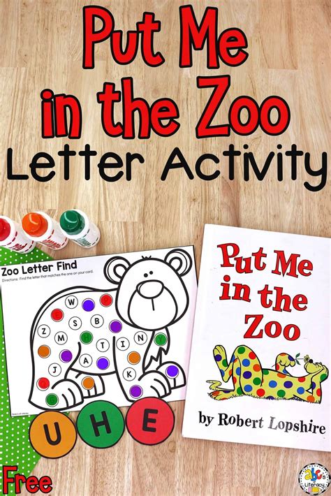Put me in the zoo alphabet activity – Artofit