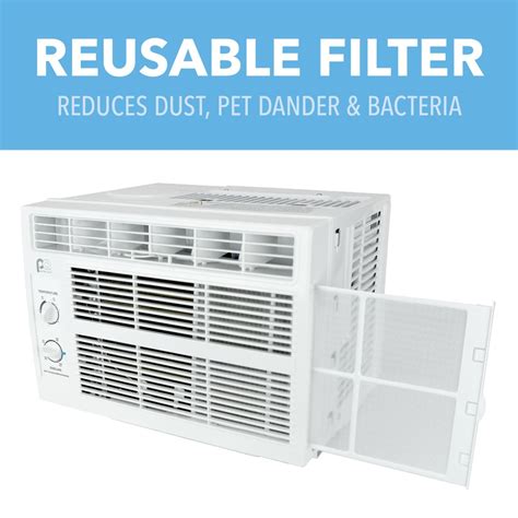 Perfect Aire 5,000 BTU Window Air Conditioner with Mechanical Controls