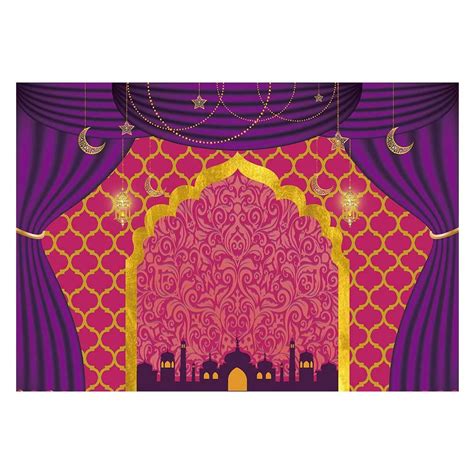 Funnytree 7x5ft Magic Genie Theme Party Backdrop Egyptian Moroccan ...