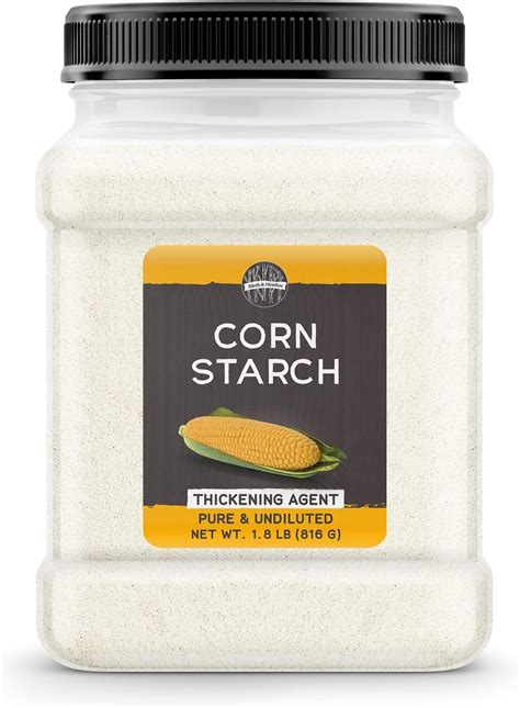 Amazon.com : Birch & Meadow 1.8 lb of Corn Starch, Thickening Agent ...