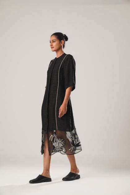 Organza Panel Dress – Story Of India