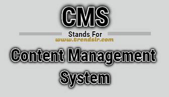 Image result for CMS Full Form