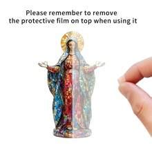 1 Piece 2D Flat Sacred Acrylic Sun Catcher, Virgin Mary Pendant ...