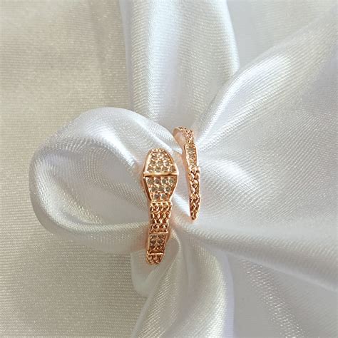 Elegant Snake Design Rings Design – BeadsAndMetals