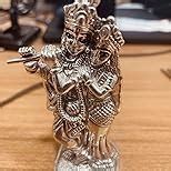MAA SILVER Pure Silver Radha Krishna Murti/Idol Beautiful Symbol of ...
