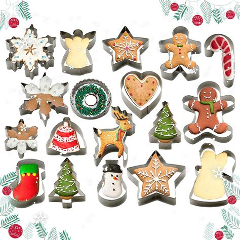 Amazon.com: StarPack Metal Christmas Cookie Cutters Set (18pcs ...