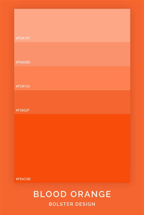 Blood Orange Color Palette