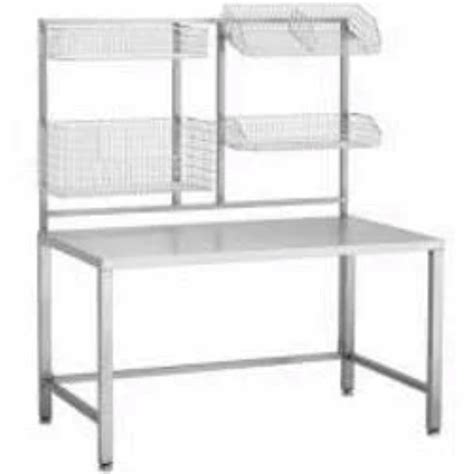 Stainless Steel Inspection Table with Cage-S.a.g. Engineering Products