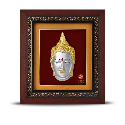Customized 3D Memento With 999 Silver Plated Buddha For Corporate Gift ...
